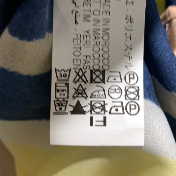 NWT. Zara Striped Wrap Blouse. Size S. - Picture 8 of 8